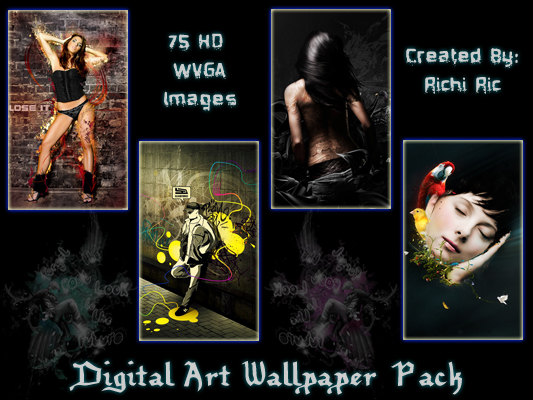Digital Art Wallpapers Pack [WVGA]