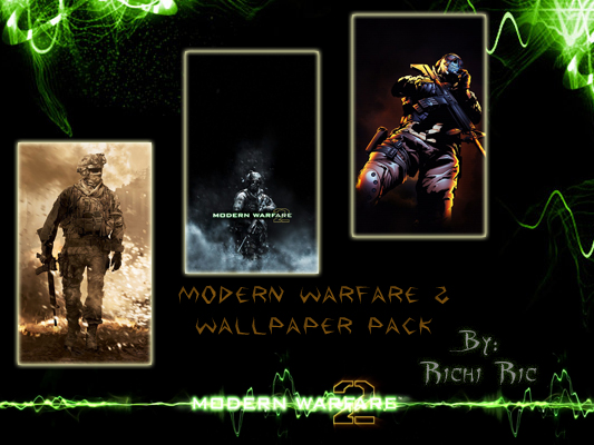Modern Warfare Wallpaper Pack [WVGA]